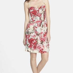 Rose print dress by Jessica Simpson